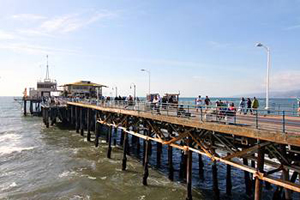 Santa Monica Beach and Pier photo